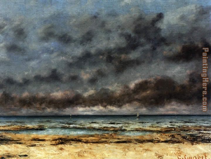 Gustave Courbet Calm Seas